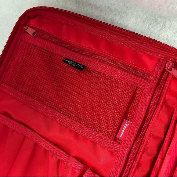 SUPREME x PORTER YOSHIDA Red Ipad Case Zip Around F*ck You Pay Me 2012 - Picture 16 of 16